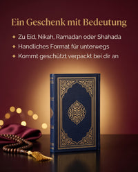 Coran en arabe – Al-Qur'an al-Karim avec lettrage doré