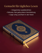 Koran mit Lesebaendchen und fest gebundener Verarbeitung fuer taegliches Lesen