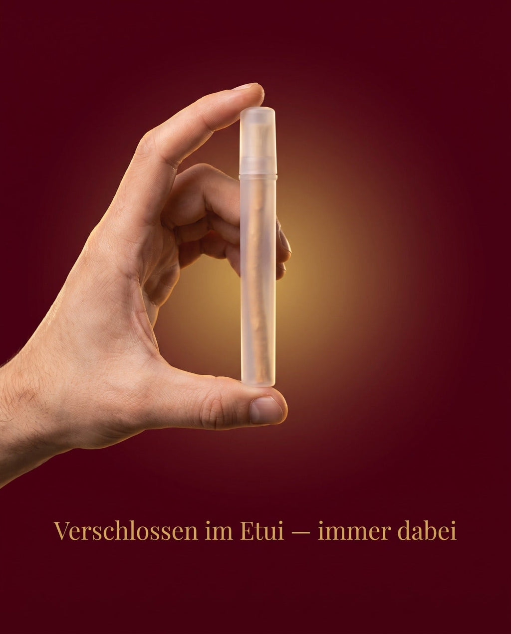 Miswak verschlossen im Etui - handlich fuer unterwegs